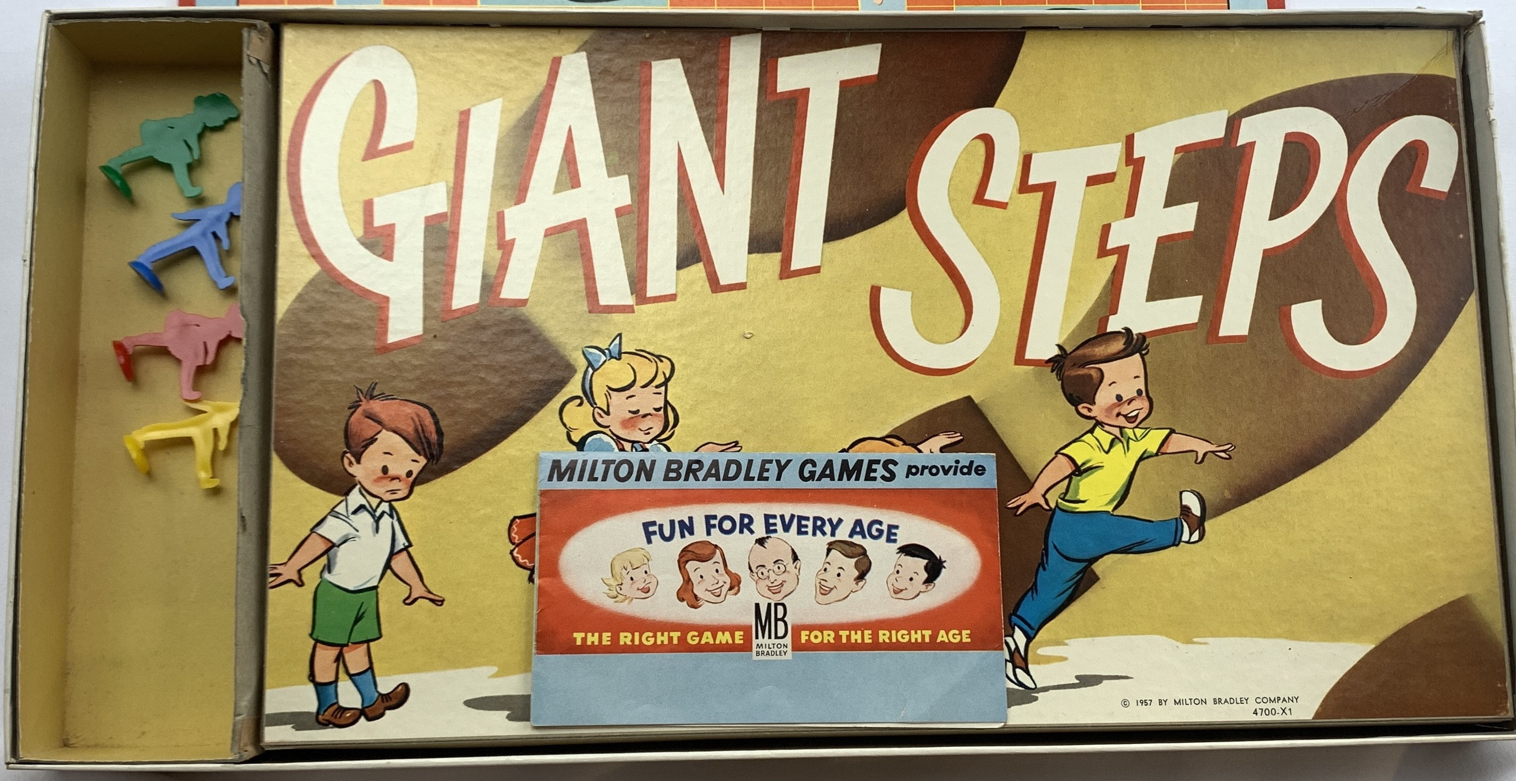 Giant Steps Game - 1957 - Milton Bradley - Good Condition