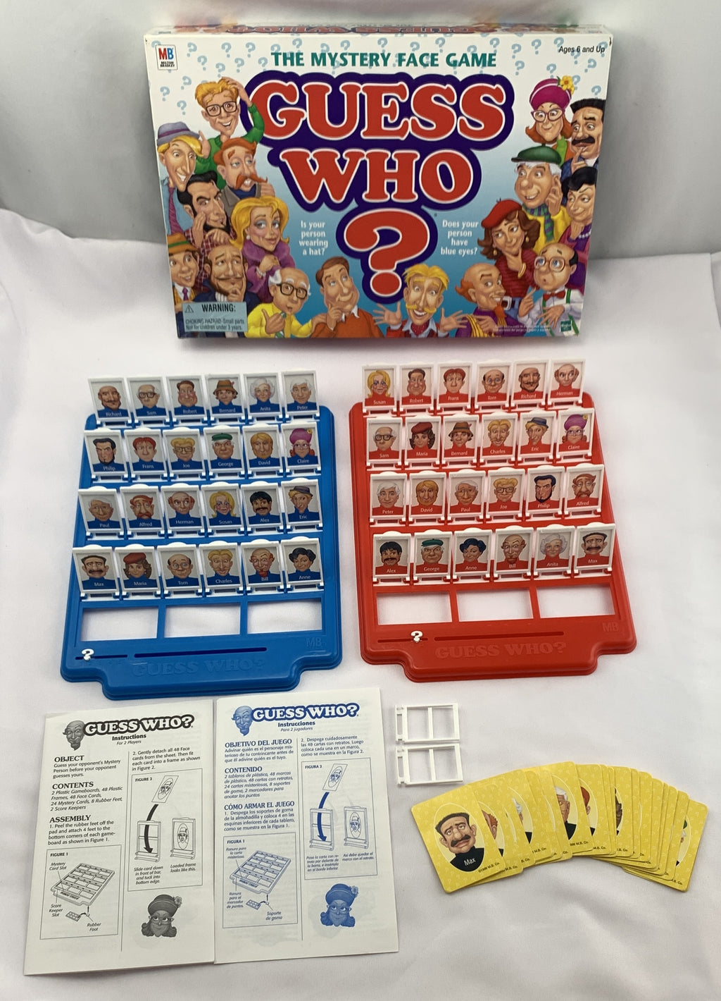 Guess Who Game- 1998 - Milton Bradley - Great Condition