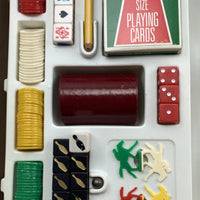 Nick the Greek Casino Games Horse Race, Backgammon, Chess, Checkers - E.S. Lowe - Good Condition