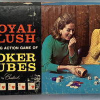 Royal Flush Poker Cubes Game - 1980 - Crisloid - Good Condition