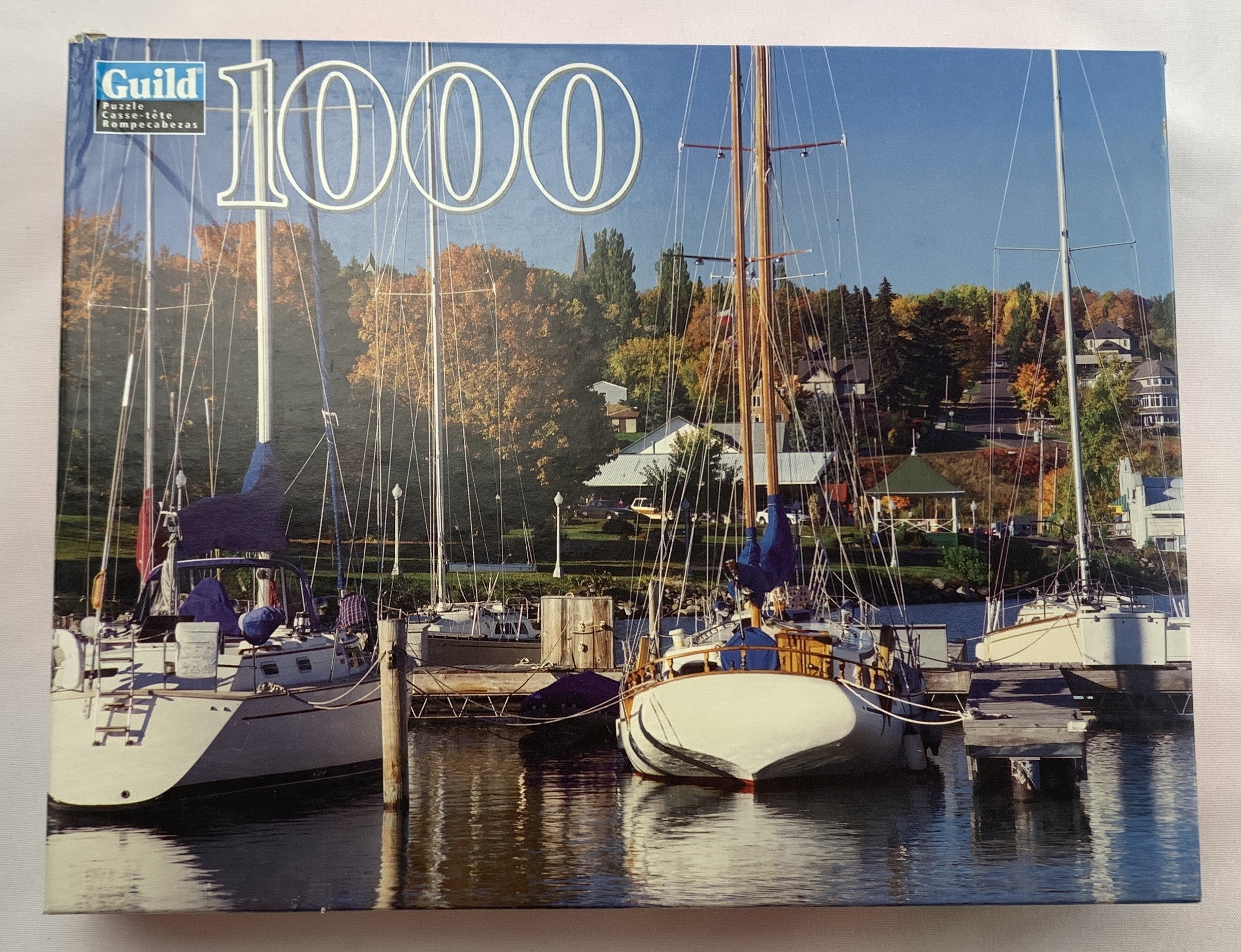 Guild 1000 Pc Puzzle Lake Superior Harbor Bayfield - 1996 - Guild - New