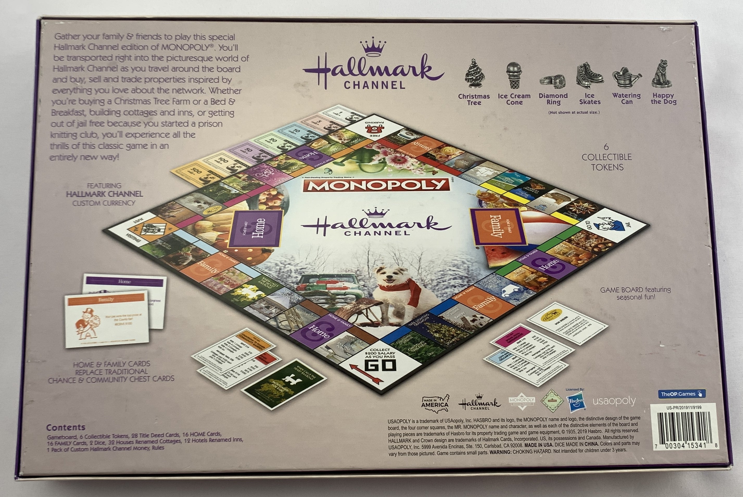 Hallmark Channel Monopoly - USAopoly - Great Condition