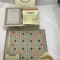 Vintage Scrabble Linen Book Game - 2019 - Milton Bradley - Great Condition