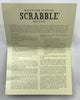 Vintage Scrabble Linen Book Game - 2019 - Milton Bradley - Great Condition