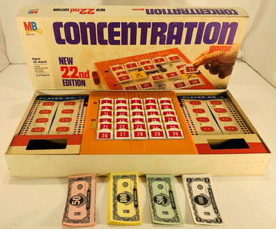 Concentration Game 22nd Edition - 1982 - Milton Bradley - Great Condition