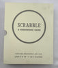 Vintage Scrabble Linen Book Game - 2019 - Milton Bradley - Great Condition