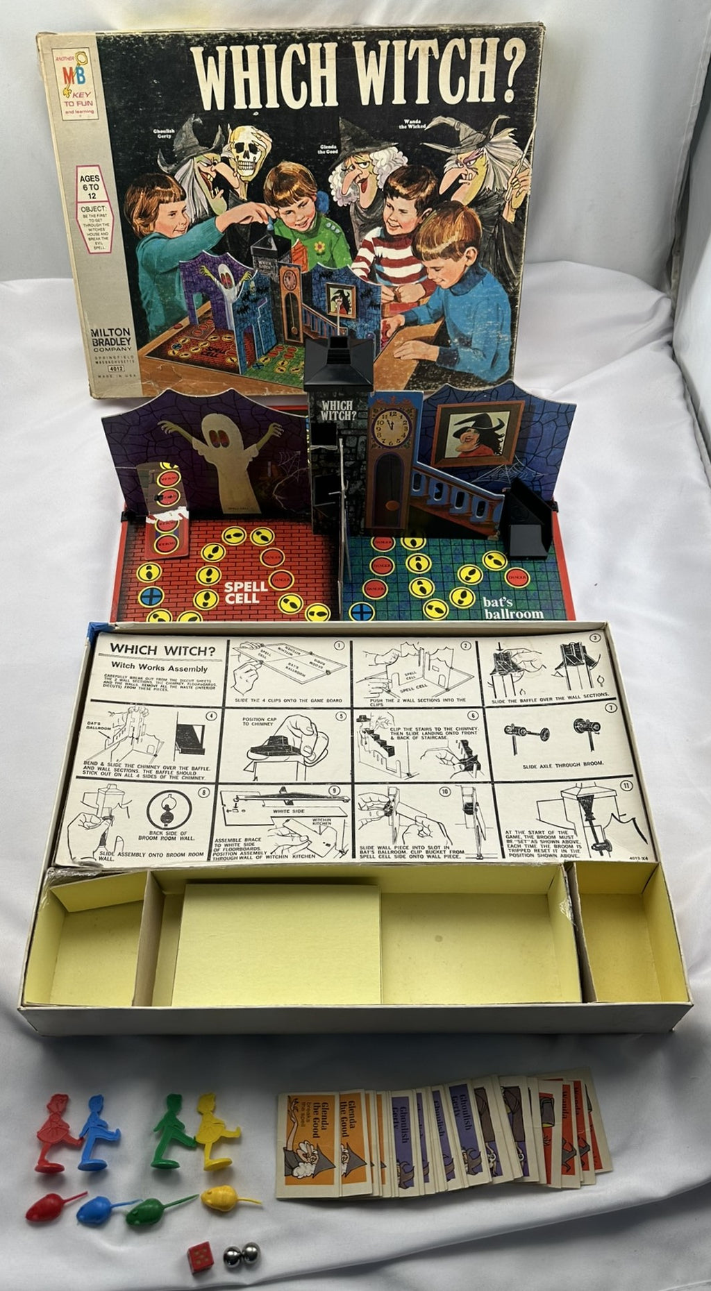 Which Witch? Game - 1970 - Milton Bradley - Good Condition