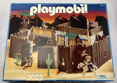 Playmobil 3023 Fort Eagle Western Nordists Set - 1998 Retired - Like New