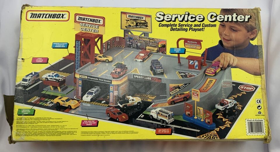 Matchbox Service Center Set in Box - 1994 - Matchbox - Good Condition