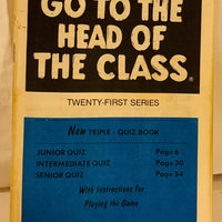 Go To The Head Of The Class Game 21nd Edition - 1976 - Milton Bradley - Great Condition