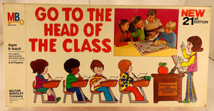 Go To The Head Of The Class Game 21nd Edition - 1976 - Milton Bradley - Great Condition