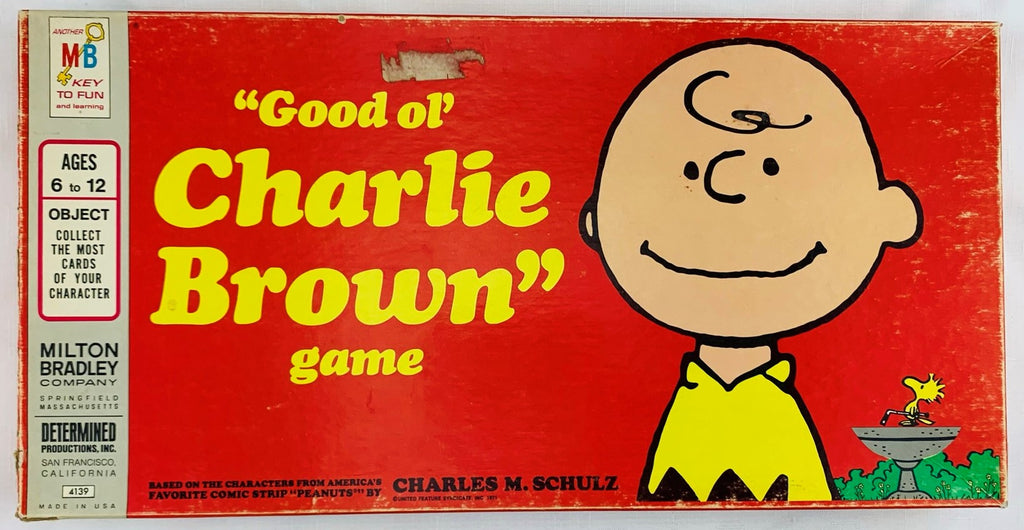 Good Ol' Charlie Brown Game - 1971 - Milton Bradley - Very Good Condition