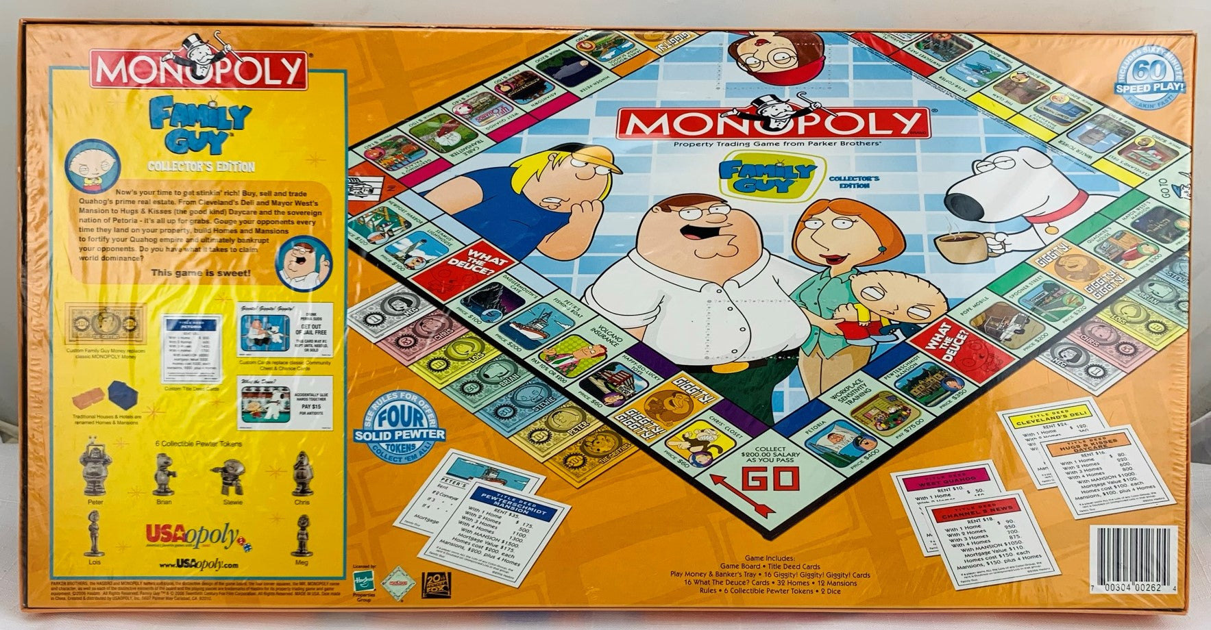 Family Guy Monopoly Game - 2006 - USAopoly - New/Sealed | Mandi's Attic ...