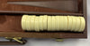 Backgammon Game 17 1/2" x 11 1/2" Brown Case - Complete - Great Condition