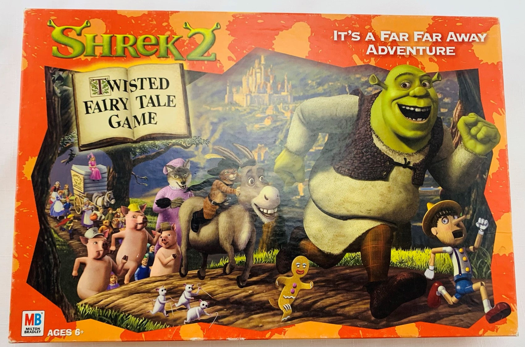 Shrek 2: The Twisted Fairy Tale Game - 2004 - Milton Bradley - Great Condition