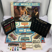 Jet World Board Game - 1975 - Milton Bradley - Good Condition