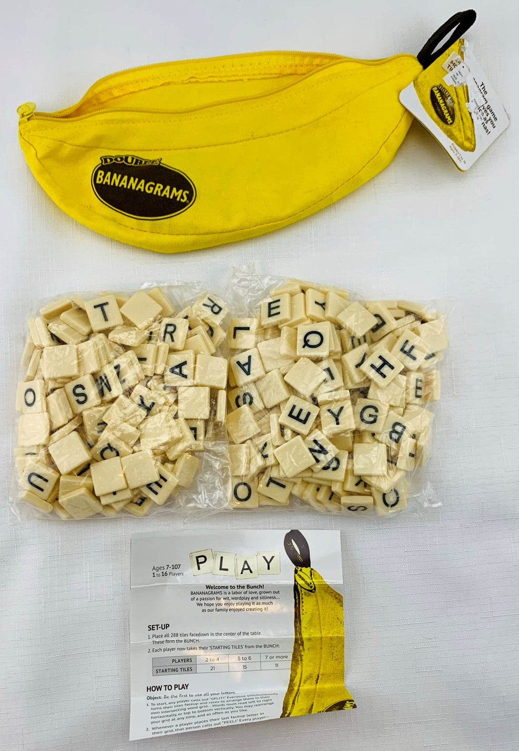  Double Bananagrams Word Game - For Up To 16 Players