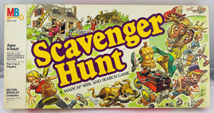 Scavenger Hunt Game - 1983 - Milton Bradley - Great Condition