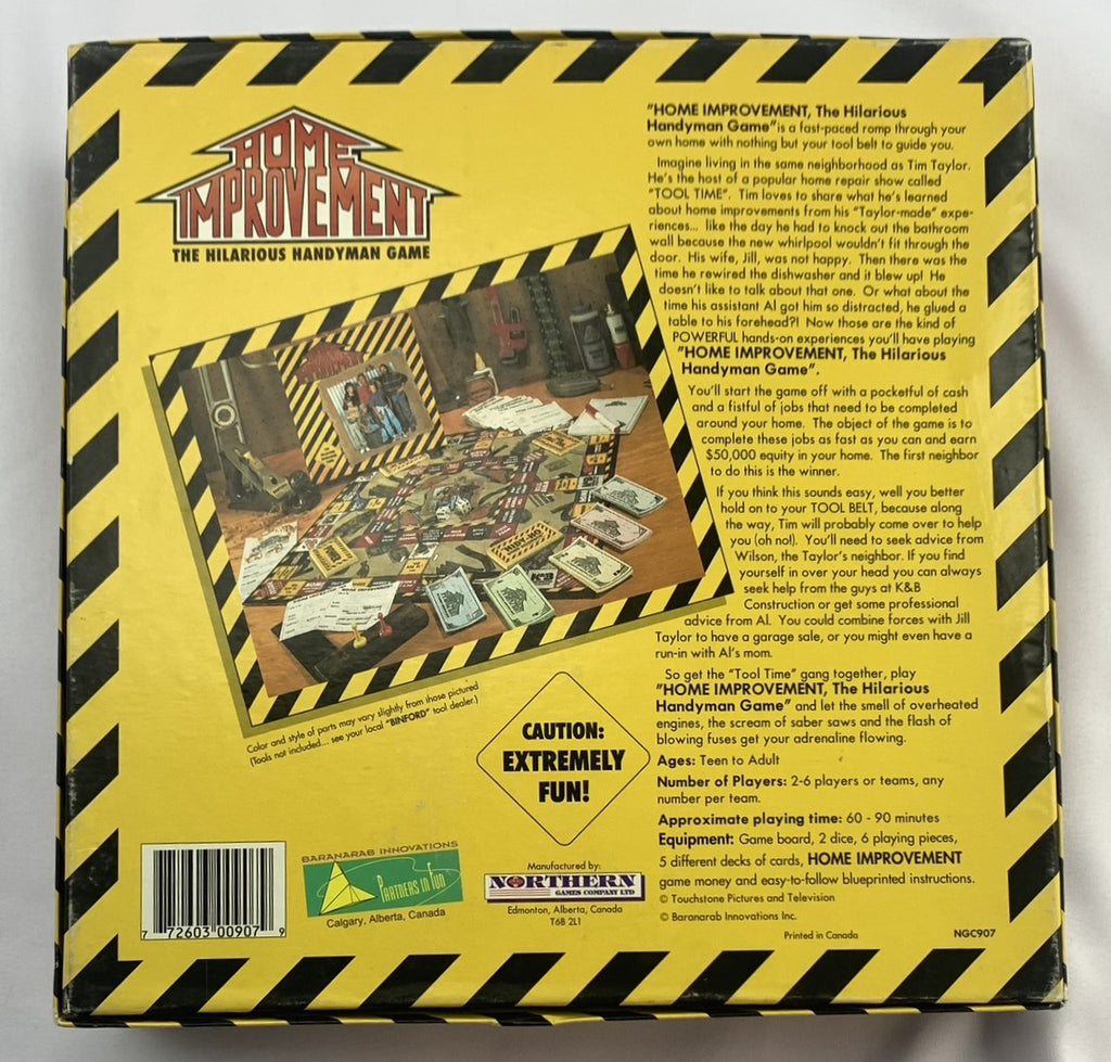 Vintage 1993 Handyman The Hilarious Home Improvement Board Game