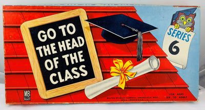 Go To The Head Of The Class Game 9th Edition - 1965 - Milton Bradley - Great Condition