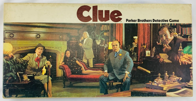 Vintage 1972 Parker Brothers CLUE Detective purchases Board Game