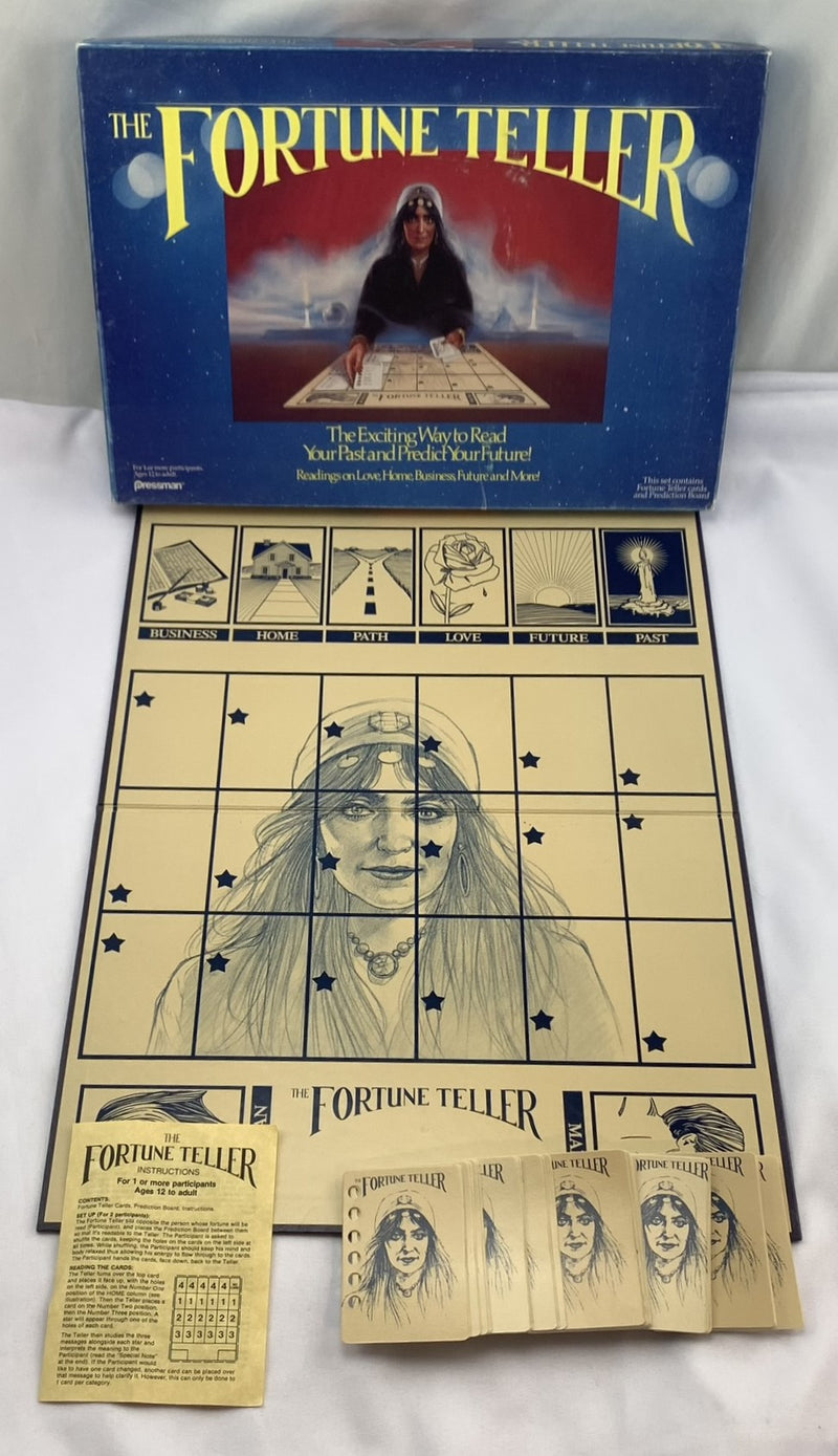 VINTAGE THE top FORTUNE TELLER BOARD GAME PRESSMAN #3000 FACTORY SEALED MADE USA