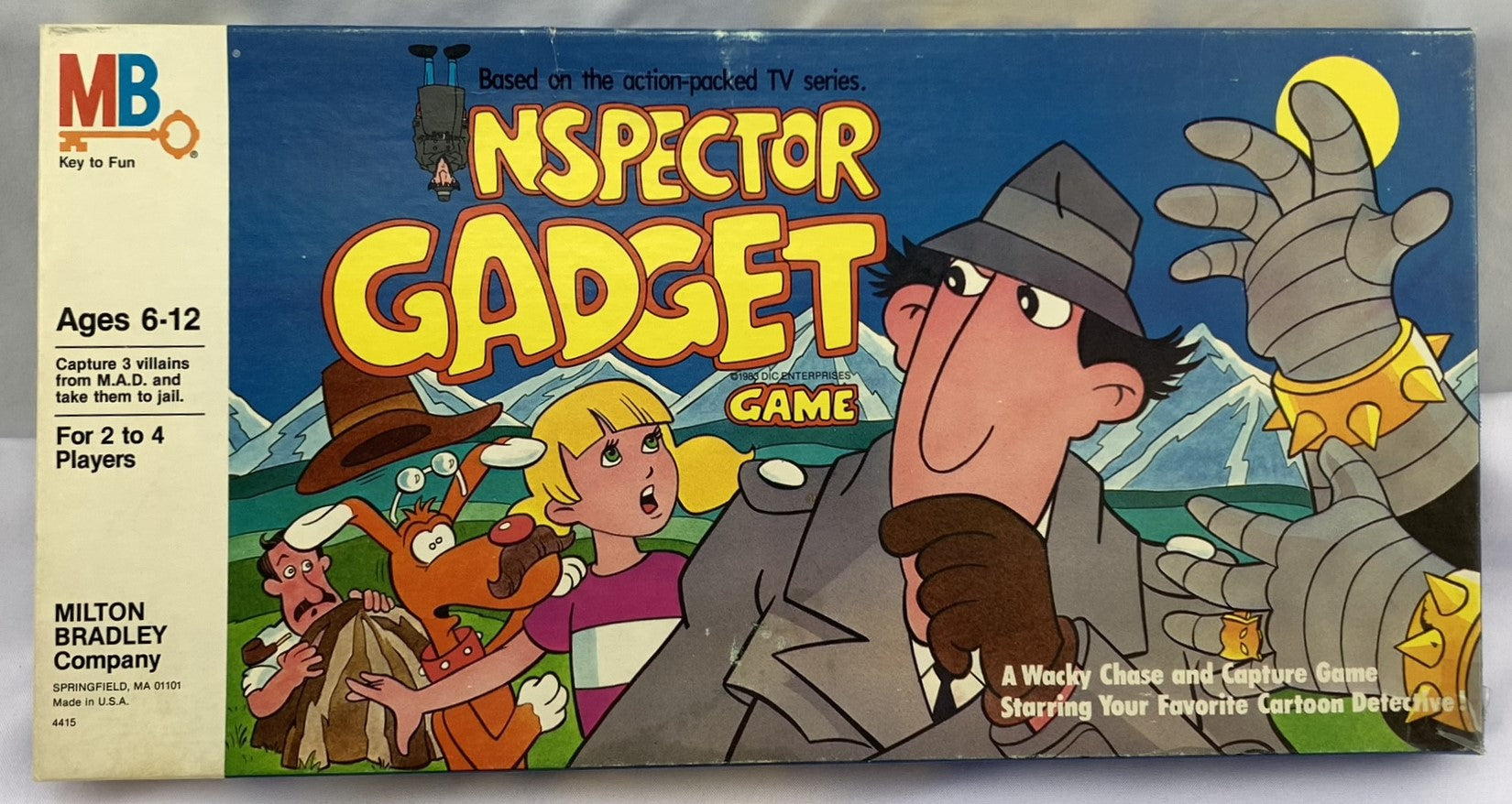 Inspector Gadget Game - 1983 - Milton Bradley - Great Condition