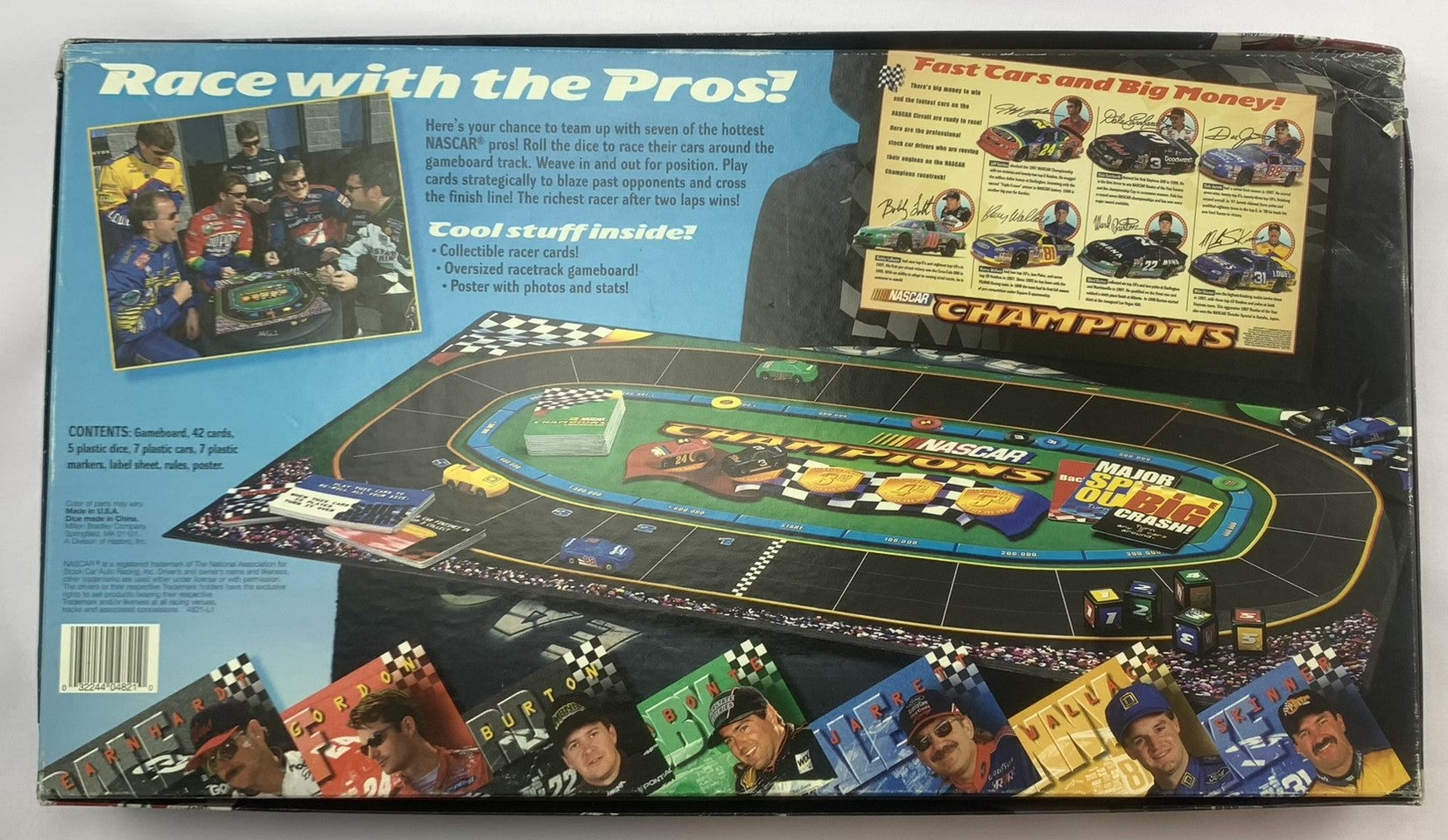 NASCAR Champions Game - 1998 - Milton Bradley - Great Condition