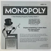 Walking Dead Monopoly Game - 2013 - USAopoly - Great Condition