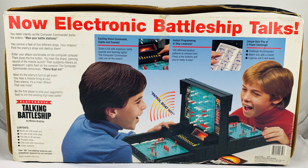 Electronic talking best sale battleship game