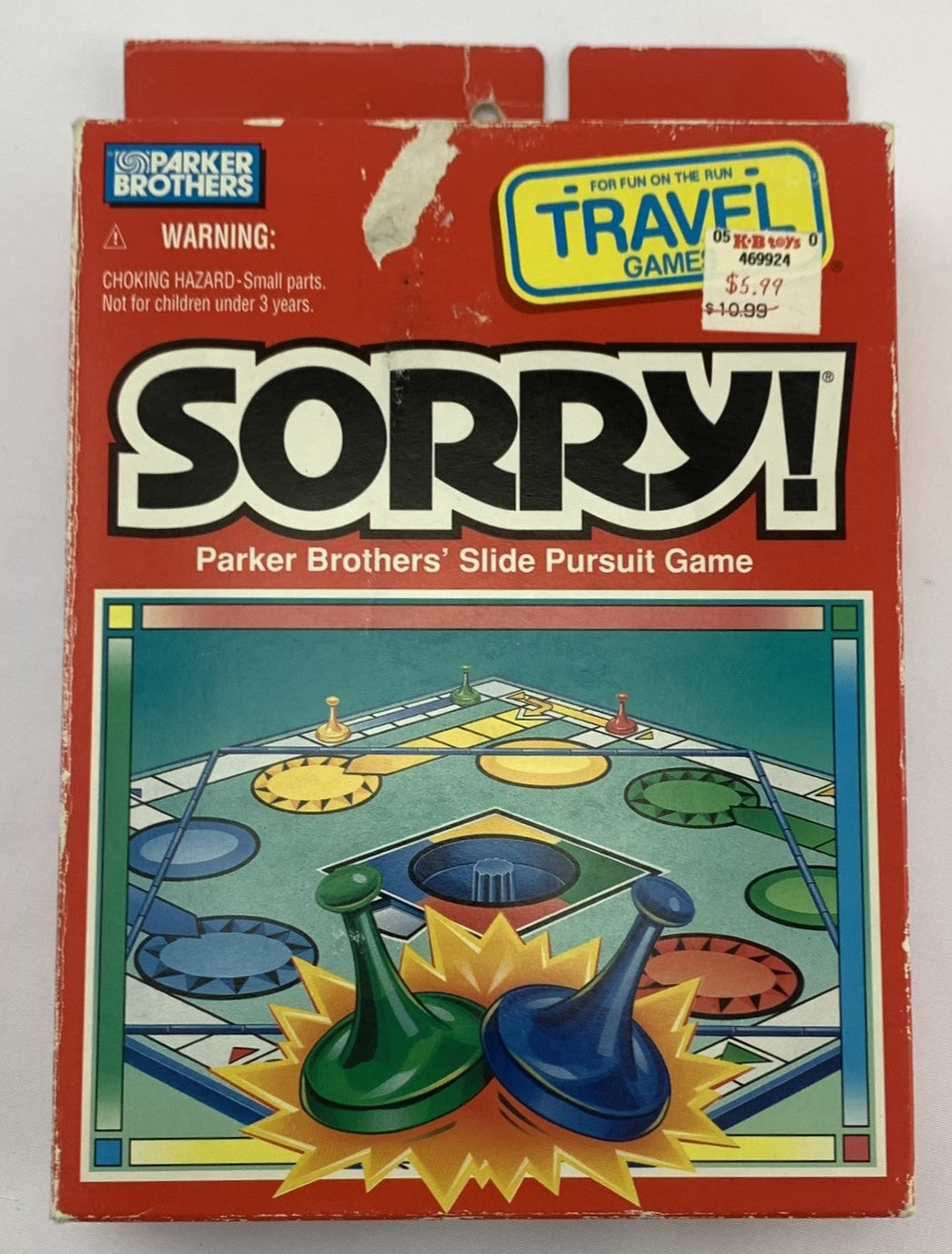 Sorry Travel Game - 1994 - Parker Brothers - Great Condition | Mandi's ...