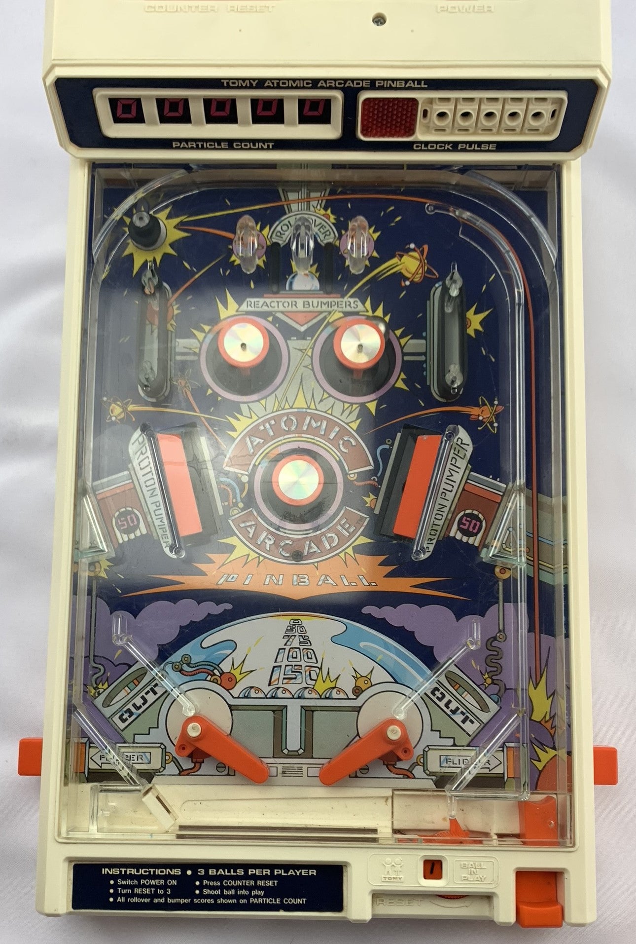 TOMY Atomic Pinball Game - 1979 - Great Condition