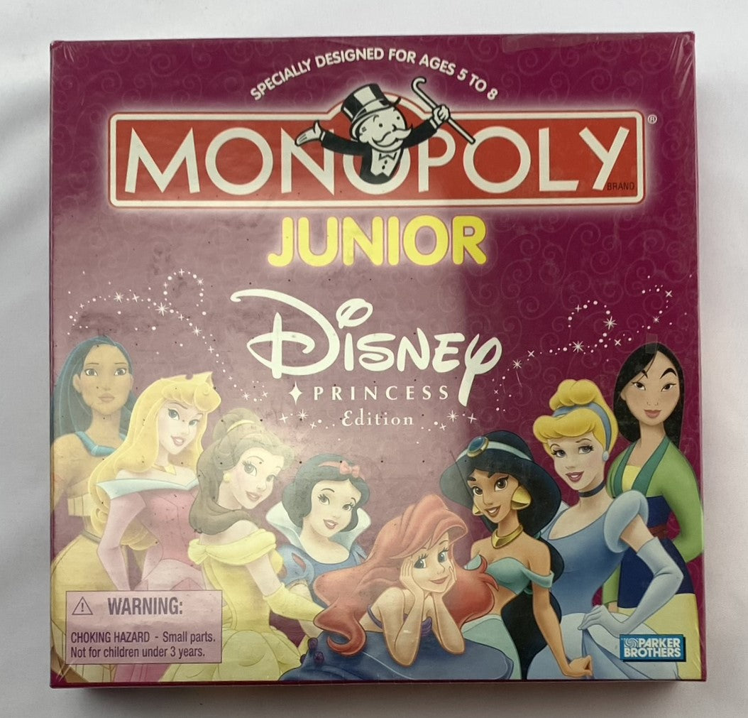 Monopoly Junior Disney Princess Game - 2004 - Parker Brothers - Still Sealed