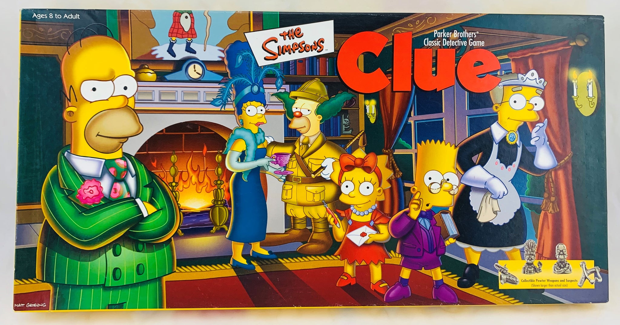 Simpsons Clue Game 1st Edition 2000 USAopoly Great Condition