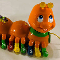 Leapfrog Caterpillar Alphabet Pal Music Sounds Orange Interactive Working Great Condition Clean