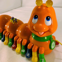 Leapfrog Caterpillar Alphabet Pal Music Sounds Orange Interactive Working Great Condition Clean