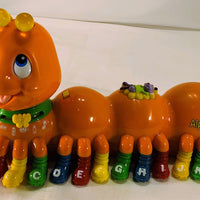 Leapfrog Caterpillar Alphabet Pal Music Sounds Orange Interactive Working Great Condition Clean