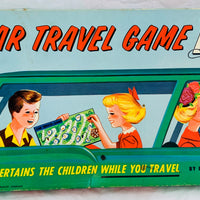 Car Travel Game - 1958 - Milton Bradley - Very Good Condition