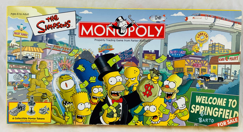 Simpson's Monopoly Game - 2001 - USAopoly - Great Condition