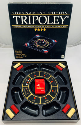 Tournament Edition Tripoley Game - 1989 - Cadaco - Great Condition