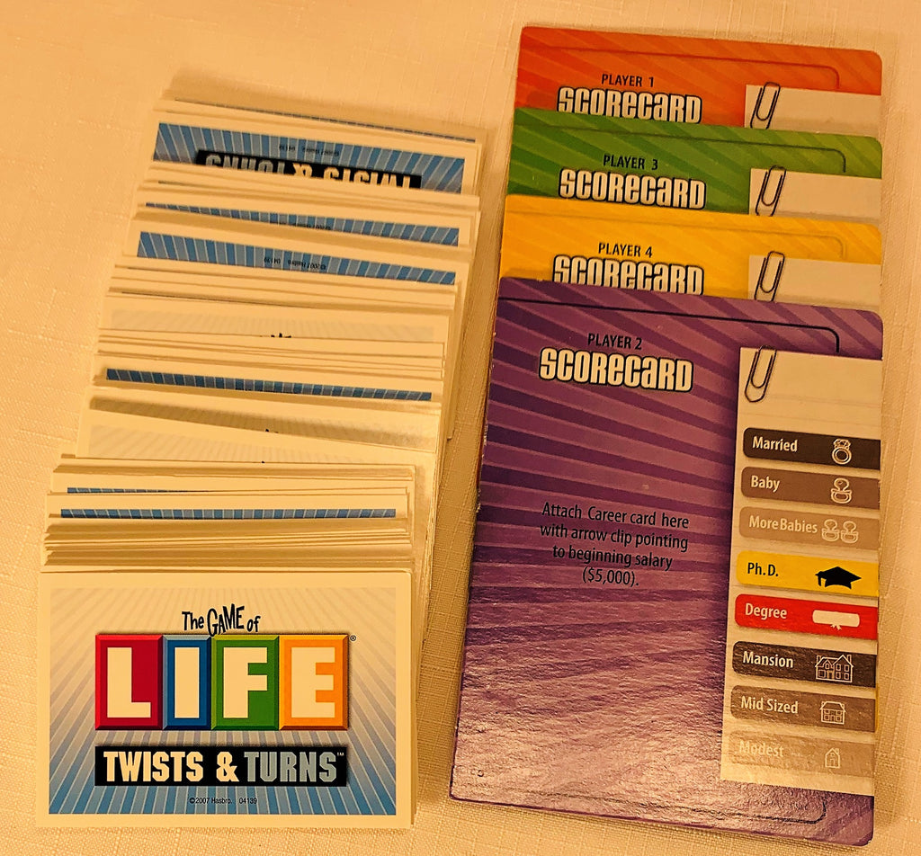 The Game of Life Twists and Turns by Milton Bradley 2007 - 100