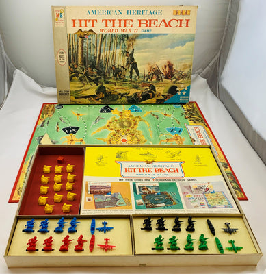 Hit The Beach Game - 1965 - Milton Bradley - Great Condition