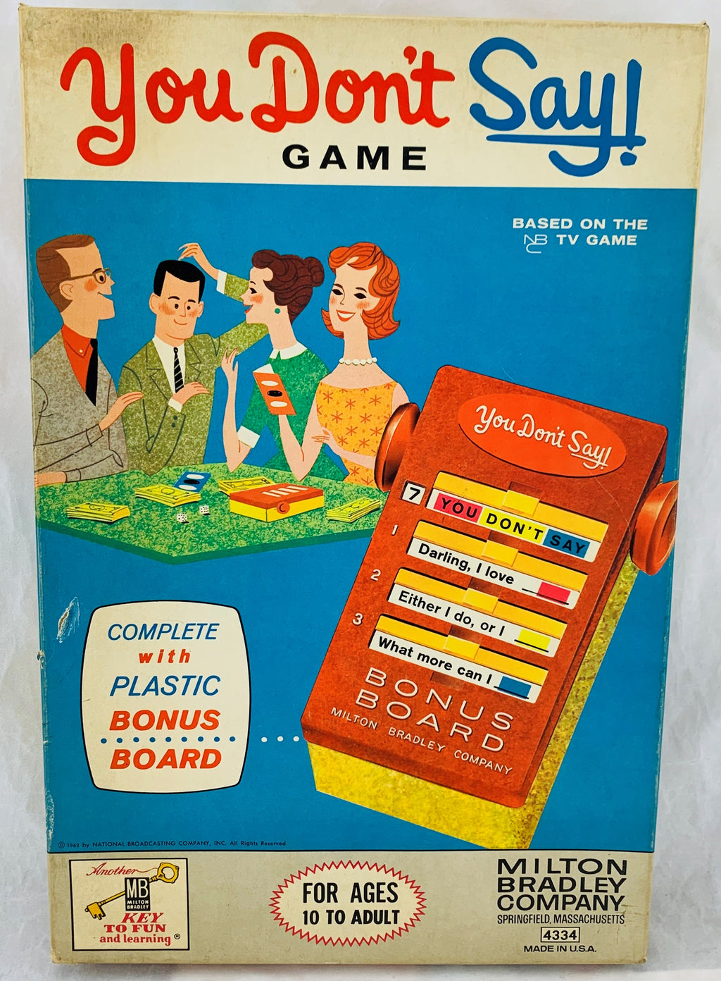 You Don't Say Game - 1963 - Milton Bradley - Great Condition