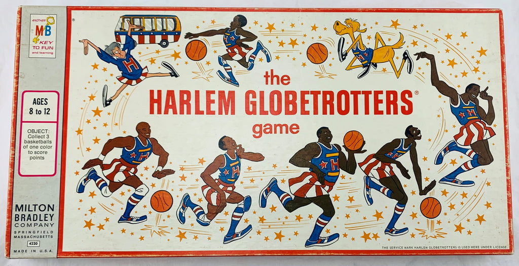 Harlem Globetrotters Game - 1971 - Milton Bradley - Near Mint Condition