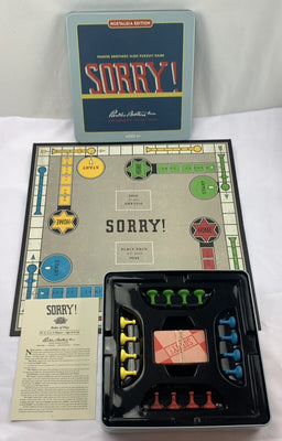 Sorry! Nostalgia Edition Tin - Parker Brothers - Great Condition